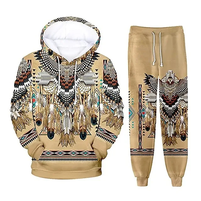 Fashion Ethnic Indian Clothing - Indian Ethnic Style 3D Print Hoodies
