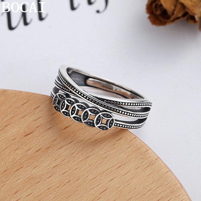 Ethnic Fashion Co In - BOCAI New S925 Silver Jewelry Wholesale