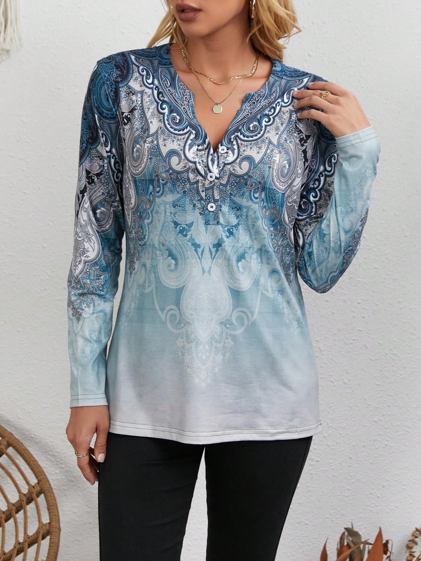 Women's Ethnic-Style Top: Vint - огляд і ціна Ethnic Fashion In