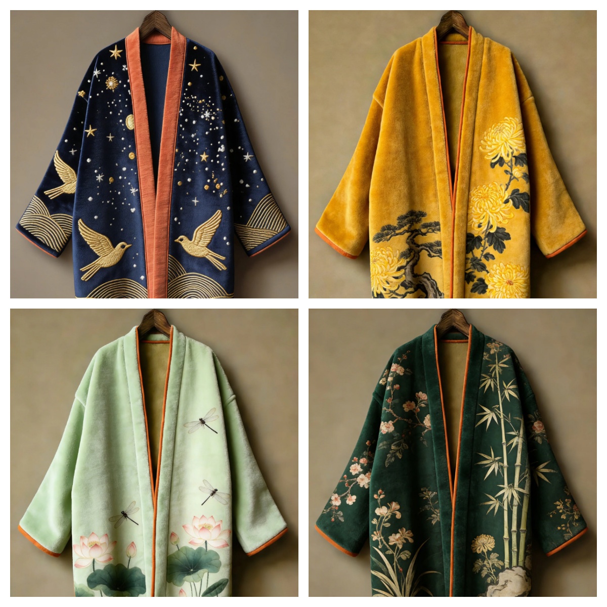 Thicken Flannel Japanese Kimon - огляд і ціна Haori Japanese Jacket