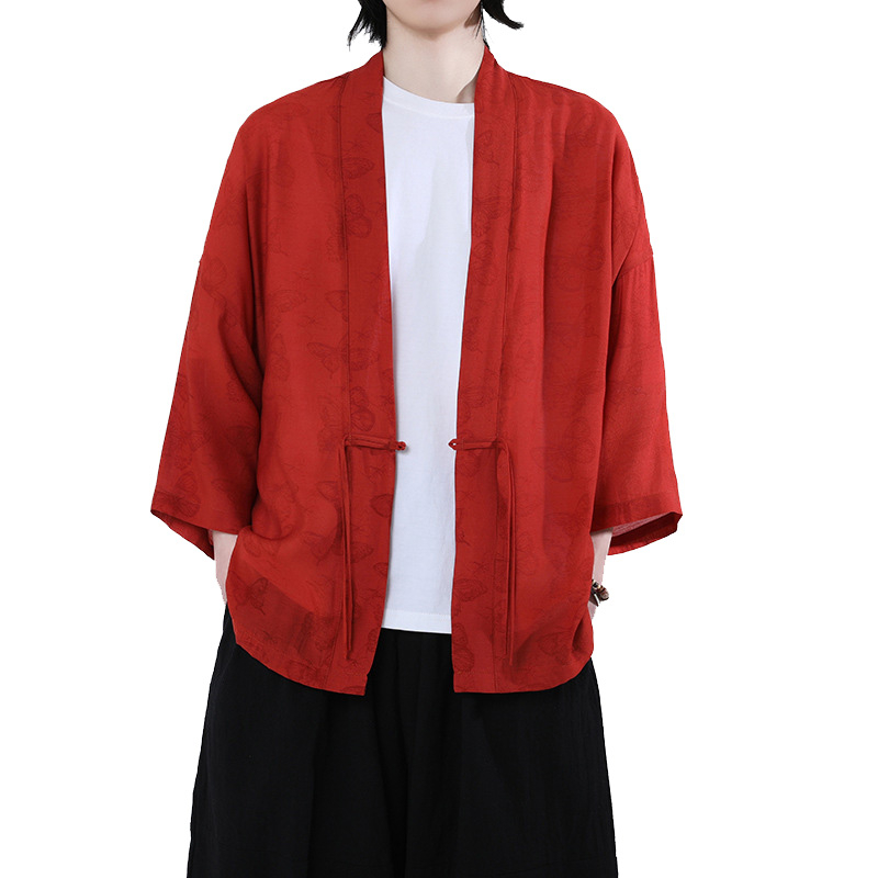 Male Japanese Kimono Plus Size - огляд і ціна Haori Japanese Jacket