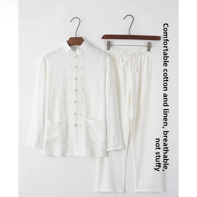 Summer Cotton Linen Youth Hanf - огляд і ціна Fashion Ethnic Wear For Men