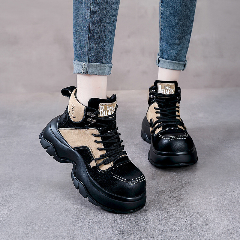 6cm Genuine Leather Wedge Fash - огляд і ціна Ethnic Fashion In